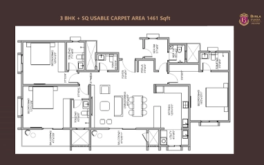 Birla Evara  ground floor plan